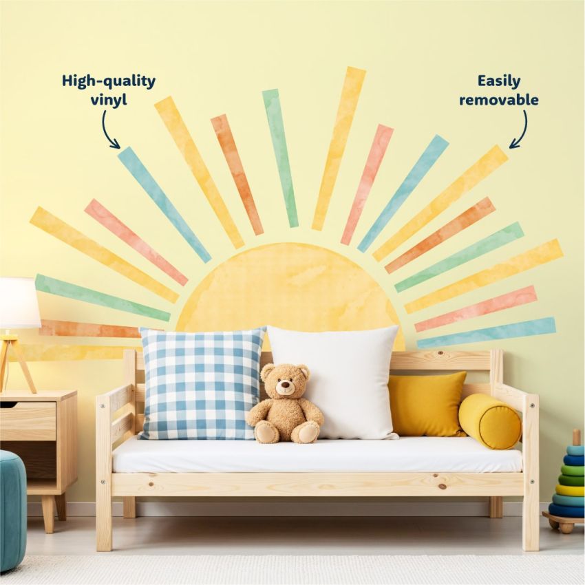 Boho Sun Wall Stickers product preview image