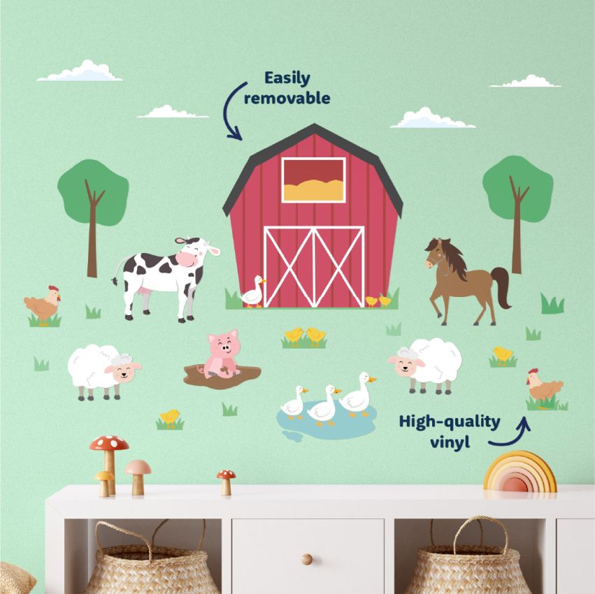 Barnyard Wall Stickers product preview image
