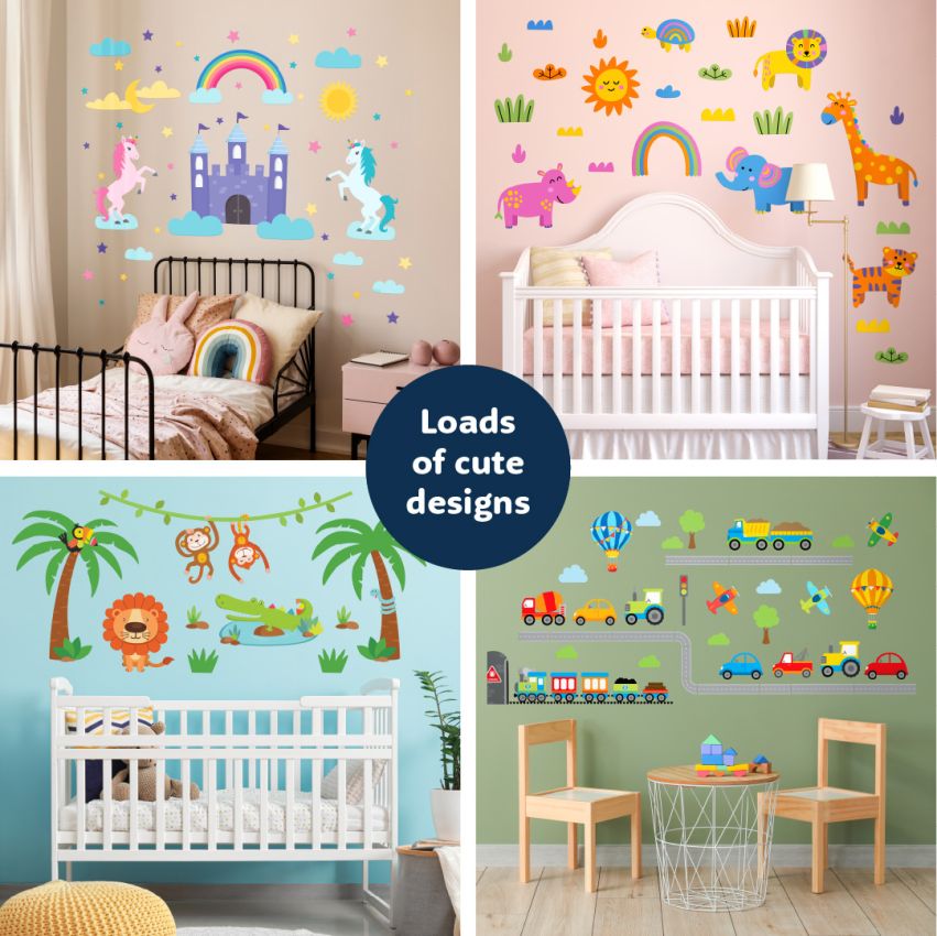 Pink Space Wall Stickers product preview image