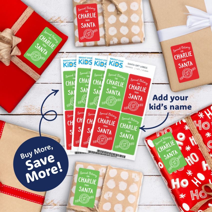 Santa Gift Labels product preview image