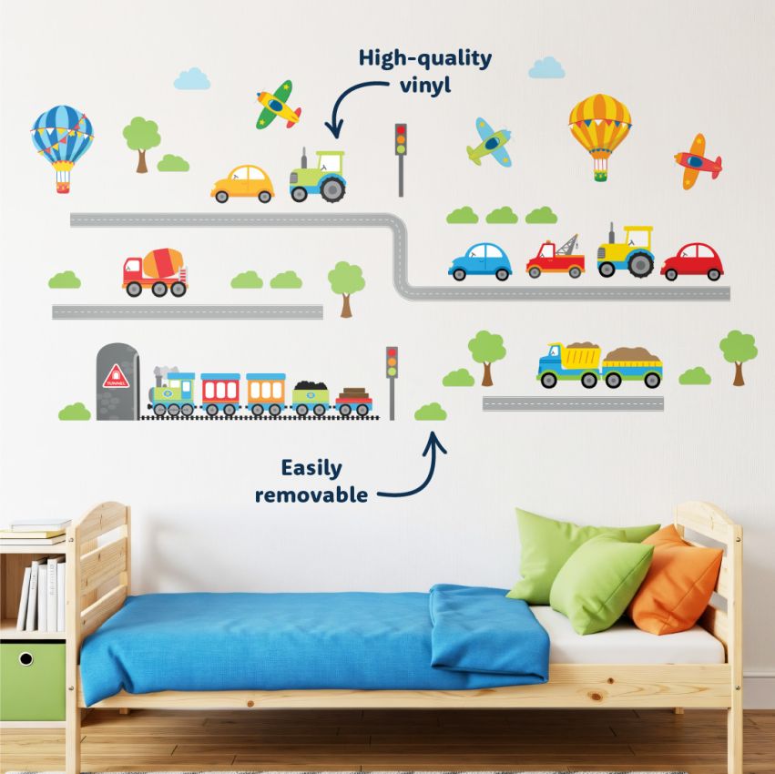 Transport Wall Stickers product preview image