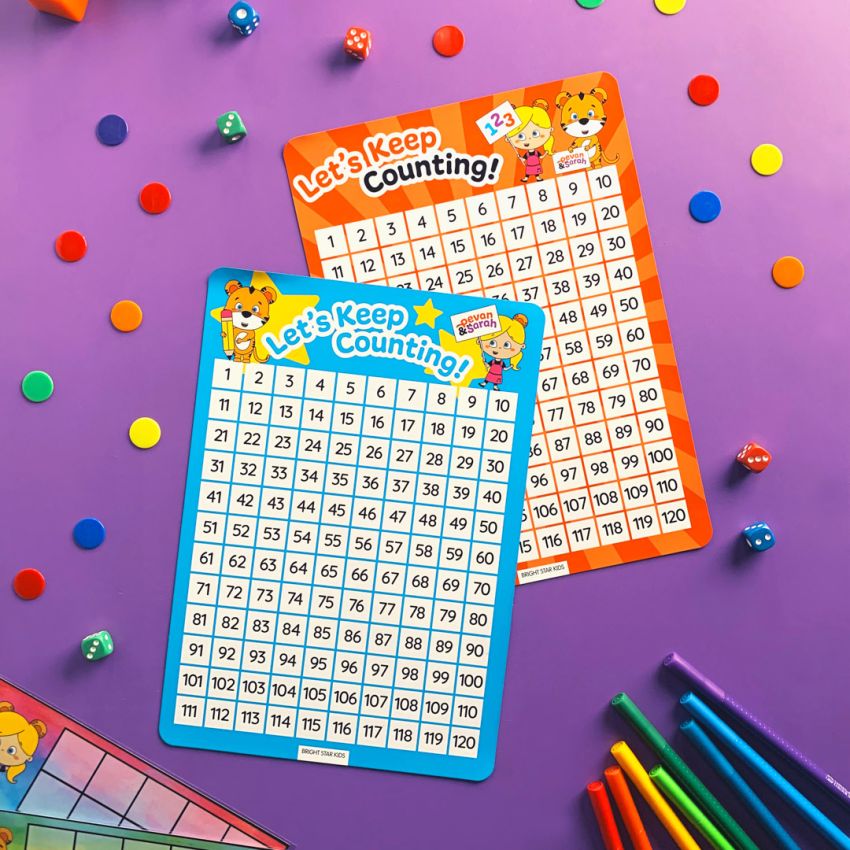 Pevan & Sarah Dry Erase Hundreds Chart product preview image