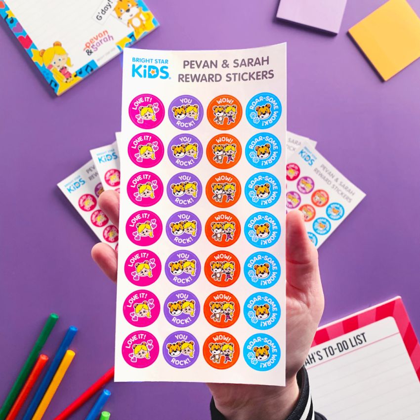 Pevan & Sarah Teacher Stickers product preview image