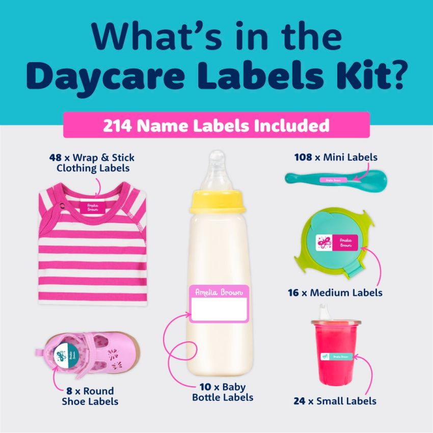 Classic Daycare Name Labels Value Kit product preview image