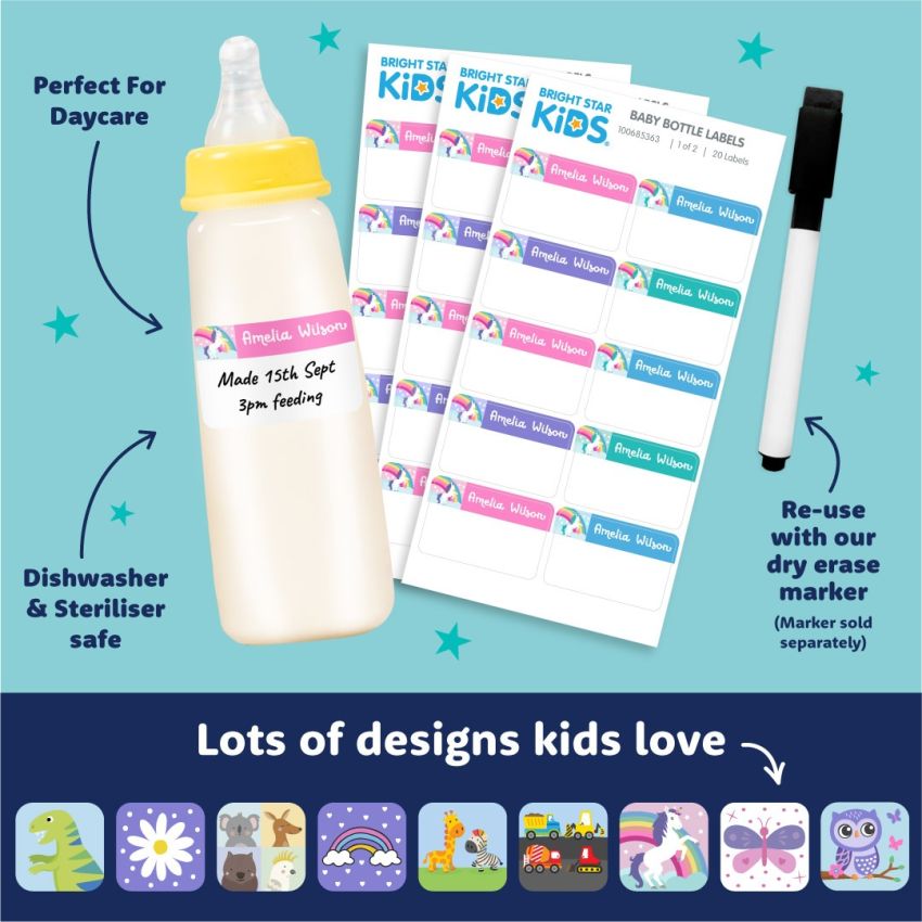 Baby Bottle Labels gallery image №1