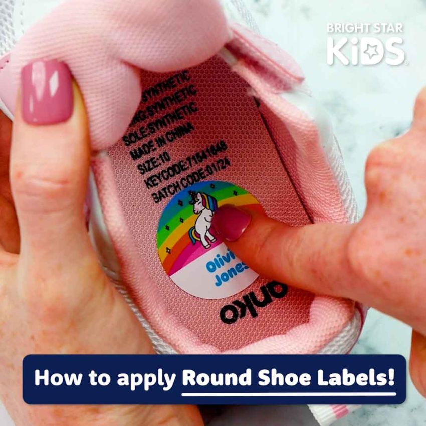Round Shoe Name Labels gallery image №2