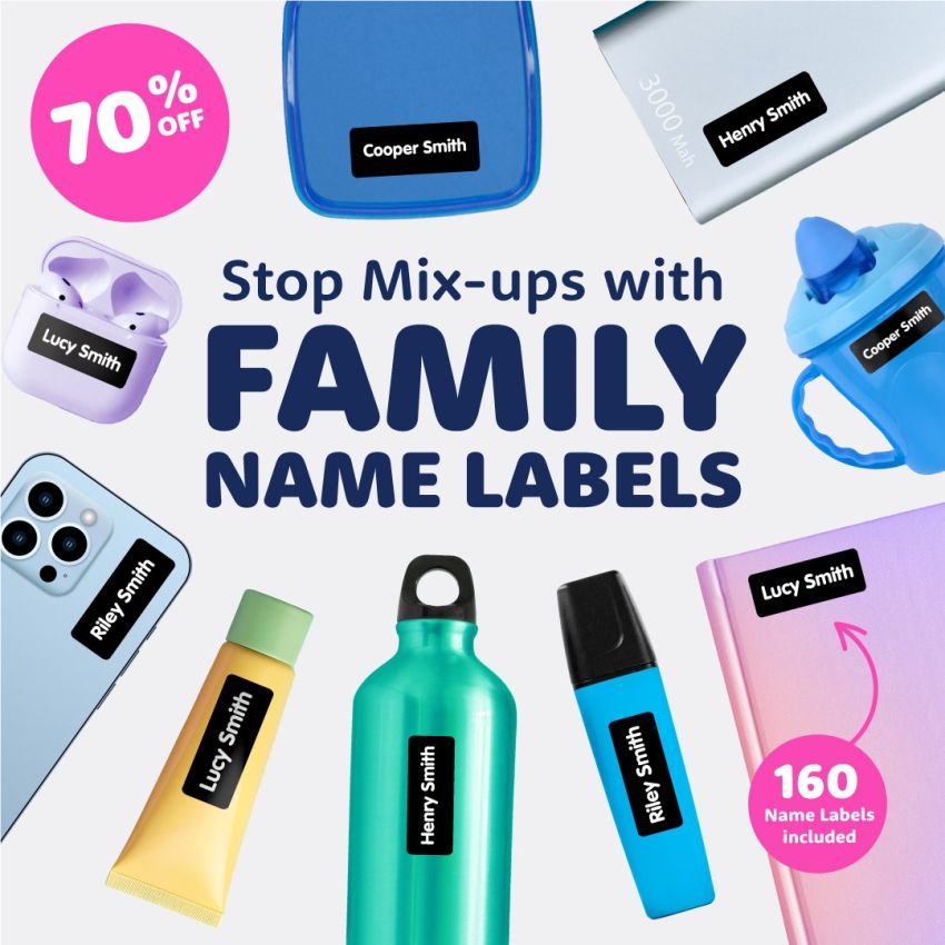 Family Name Labels Value Kit product preview image
