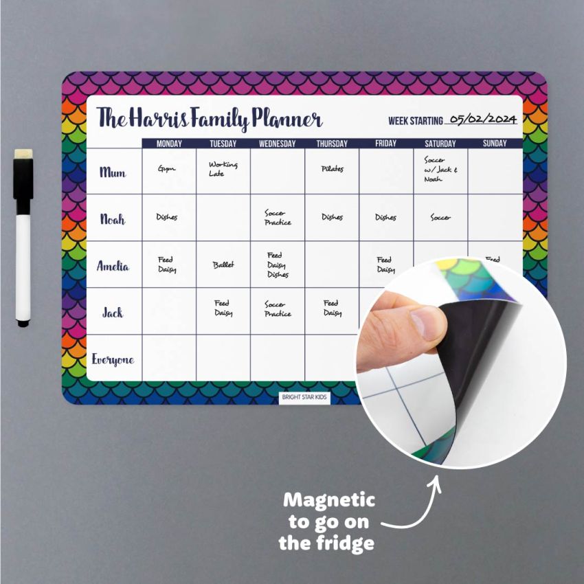 Dry Erase Family Planner product preview image