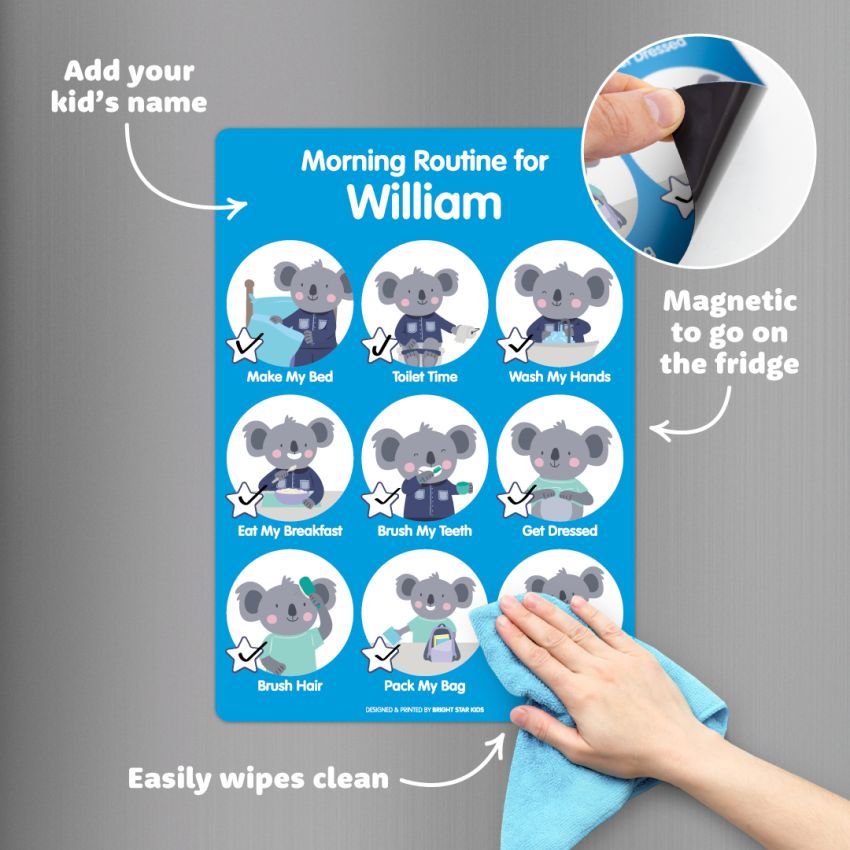 Dry Erase Kids Routine Chart product preview image