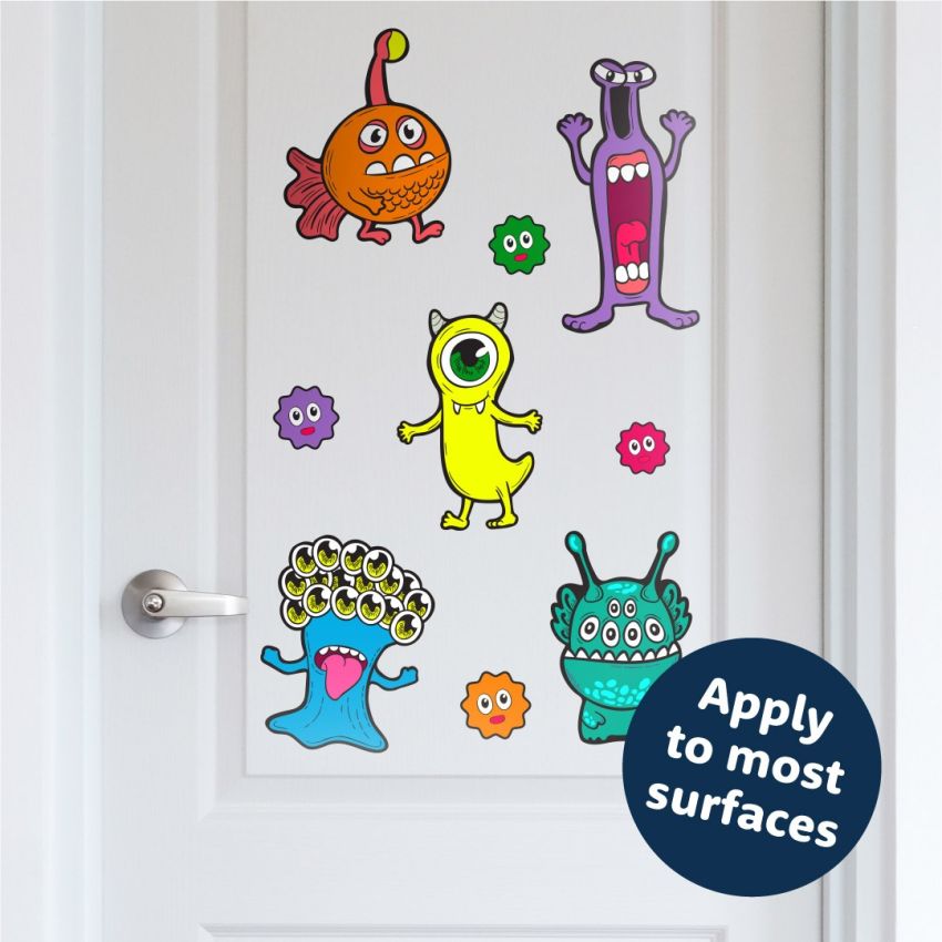 Monsters Wall Stickers gallery image №2