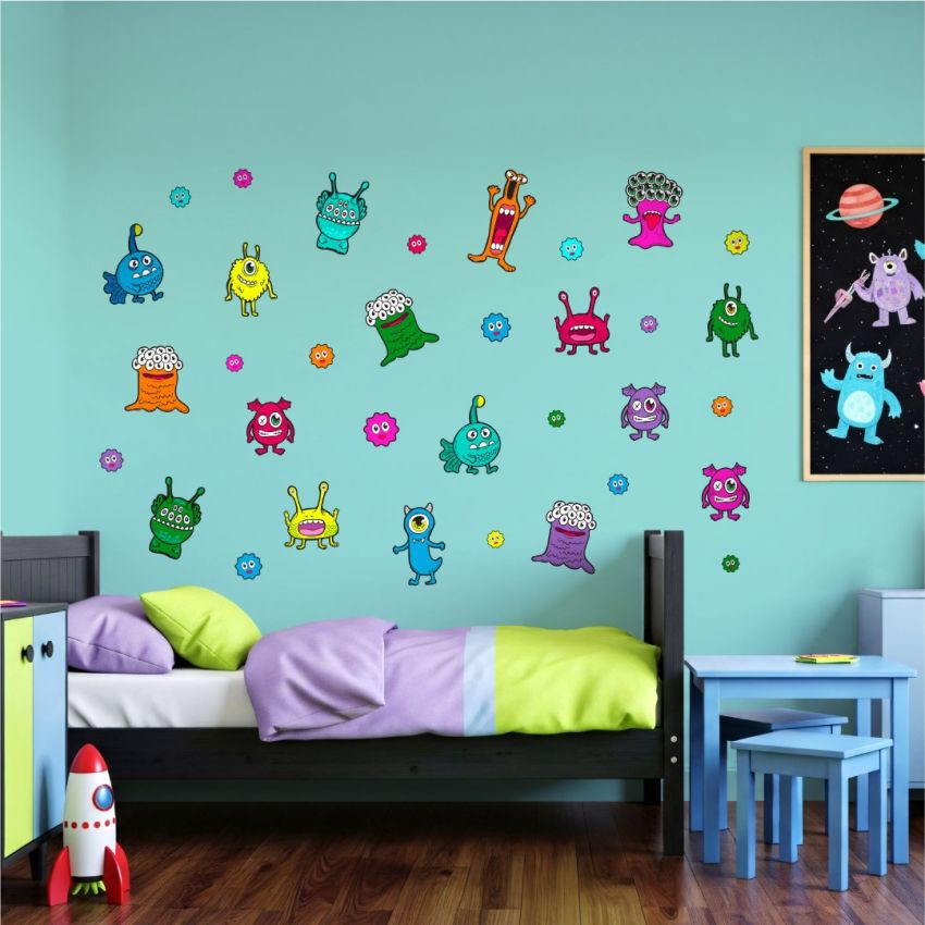 Monsters Wall Stickers gallery image №1