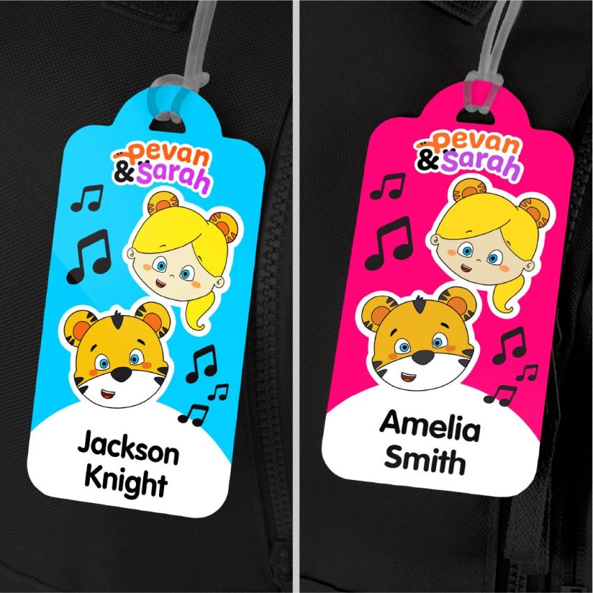 Pevan & Sarah Bag Tags product preview image