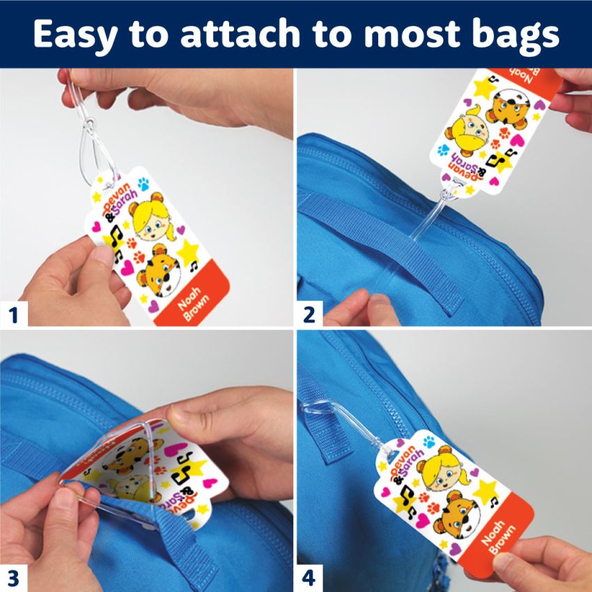 Pevan & Sarah Bag Tags product preview image