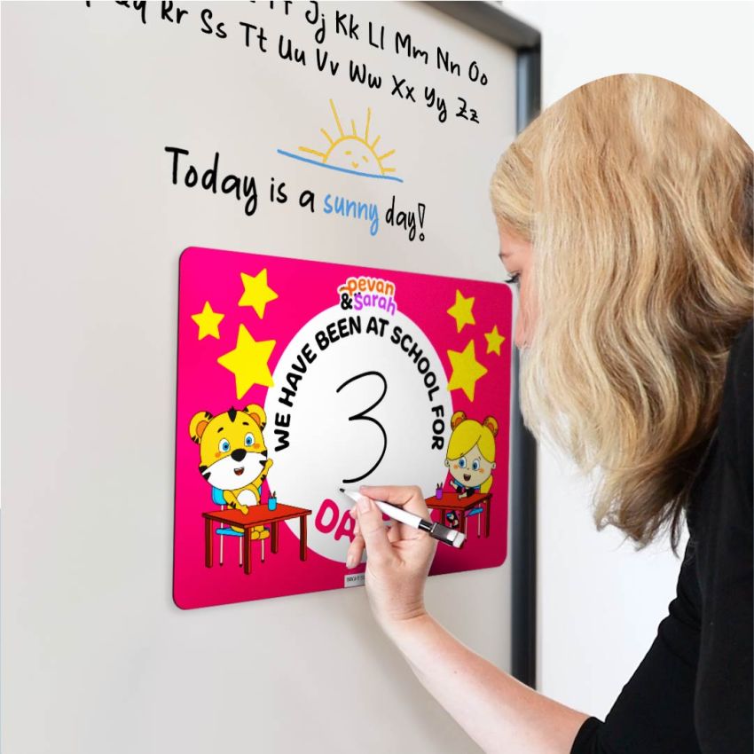 Pevan & Sarah Dry Erase School Day Counter product preview image