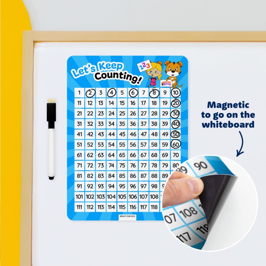 Pevan & Sarah Dry Erase Hundreds Chart product preview image