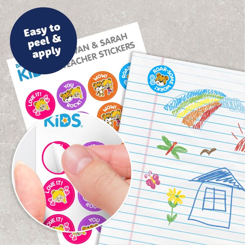 Pevan & Sarah Teacher Stickers product preview image