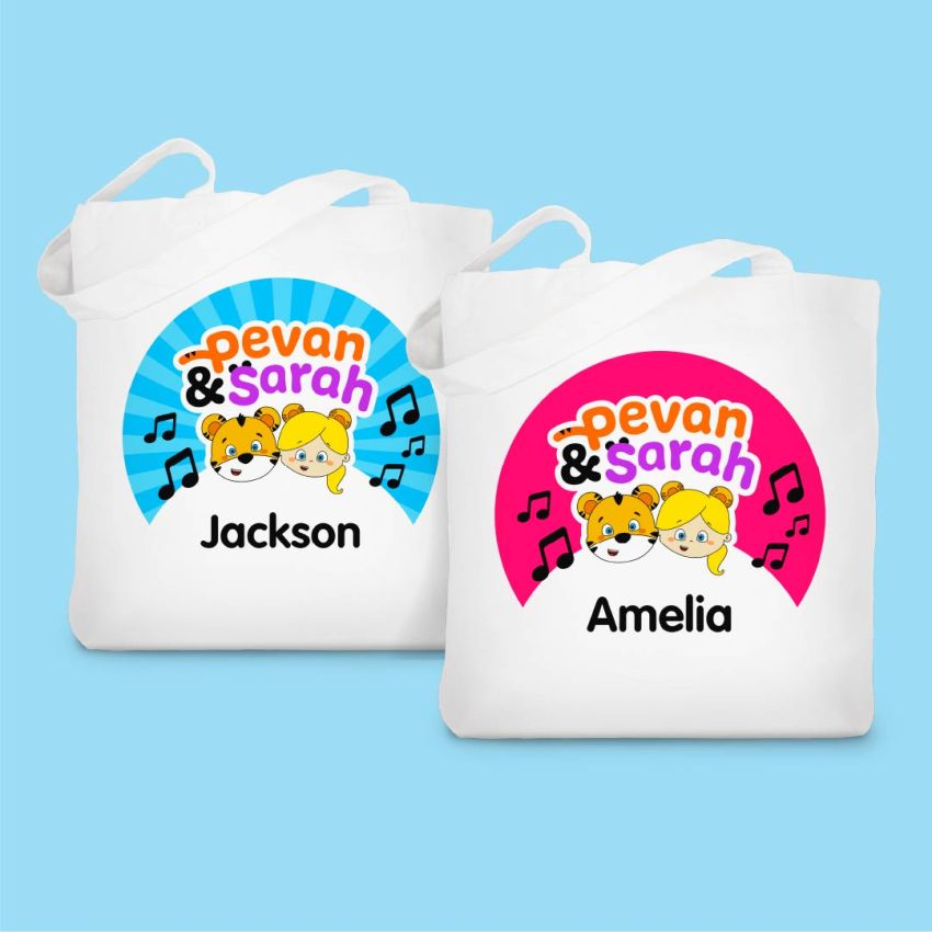 Pevan & Sarah Tote Bags product preview image