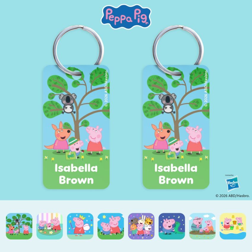 Peppa Pig Mini Bag Tag Twin Pack product preview image