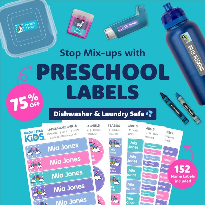 Preschool & Kindy Name Labels Value Kit product preview image