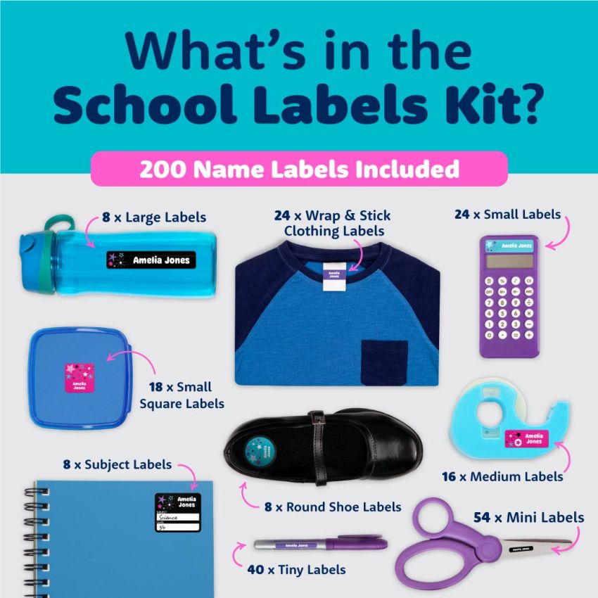 School Name Labels Value Kit product preview image
