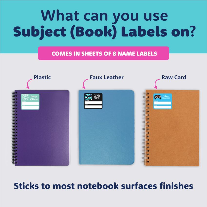 Subject (Book) Name Labels gallery image №3